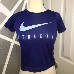 Nike Tshirt, Nike Althete, Blue Shirt